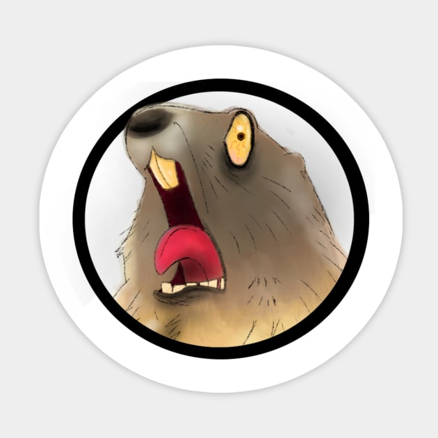 Ground Hogs Day Sticker by madtownstudio3000